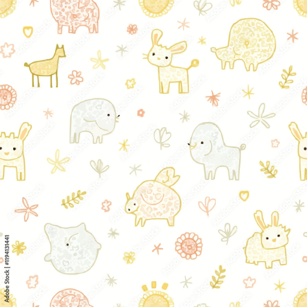 Cute Abstract Doodle Pattern Pack Cute Abstract Doodle Pattern Pack