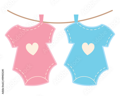 gender reveal baby clothes