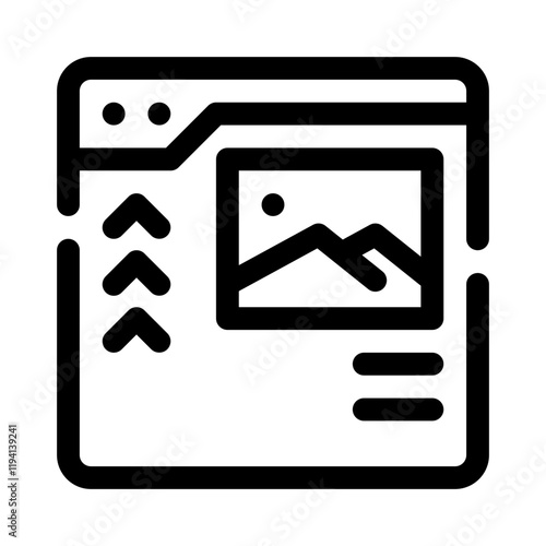 SERP line icon