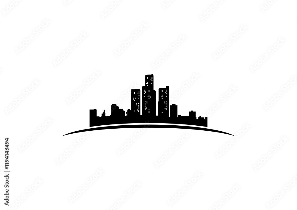 Obraz premium city skyline