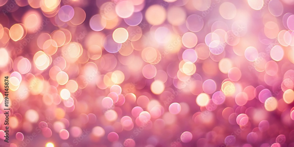 Abstract Pink Bokeh Background with Soft Light, Copy Space Right Abstract Pink Bokeh Background with Soft Light, Copy Space Right