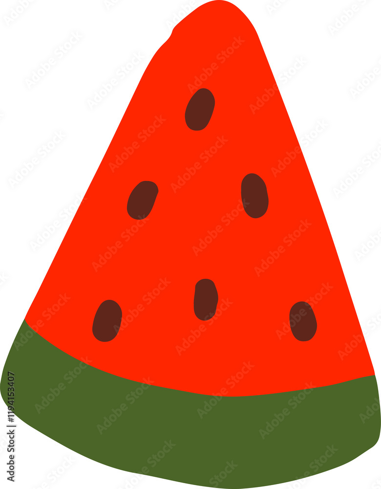 watermelon fruit cartoon design illustration watermelon fruit cartoon design illustration
