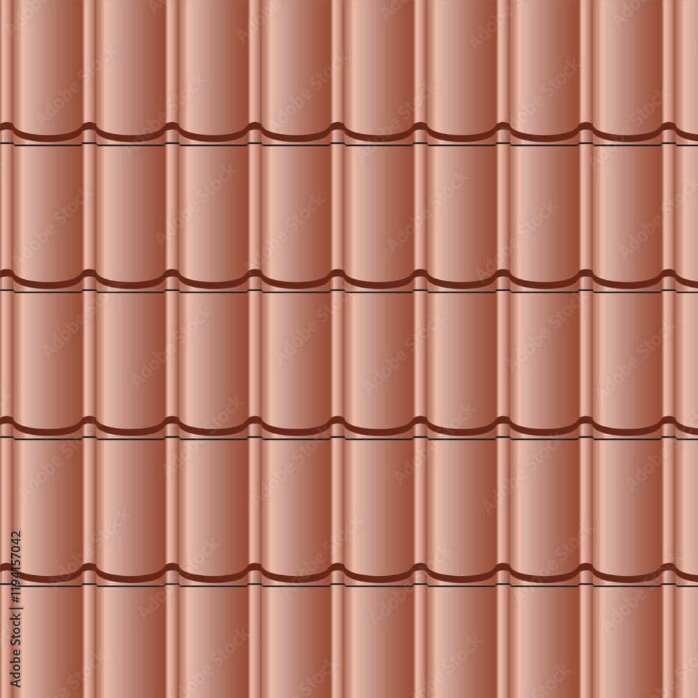 Seamless pattern of red roof tiles, perfect for architectural designs, construction projects, or decorative backgrounds. Seamless pattern of red roof tiles, perfect for architectural designs, construction projects, or decorative backgrounds.