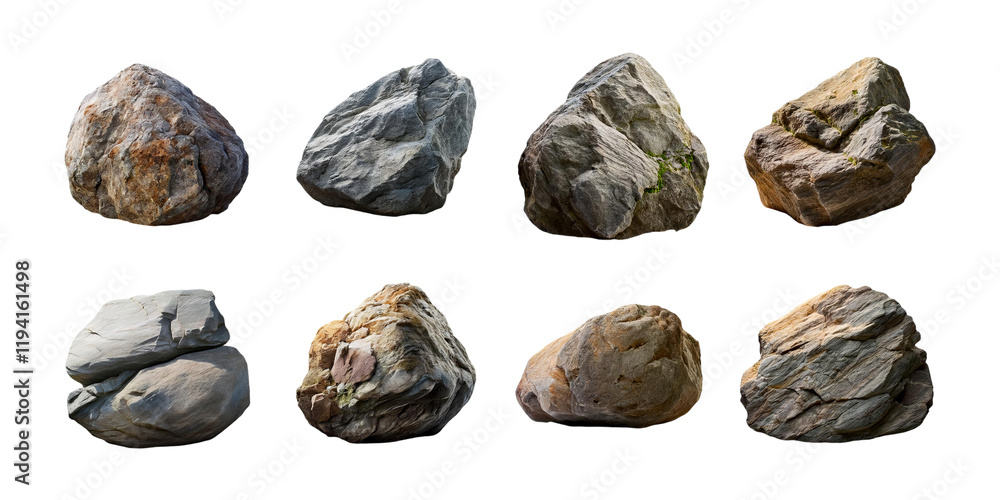 Various Natural Rock Formations for Background Use, PNG collection, set bundle, isolate on transparent or white background Various Natural Rock Formations for Background Use, PNG collection, set bundle, isolate on transparent or white background
