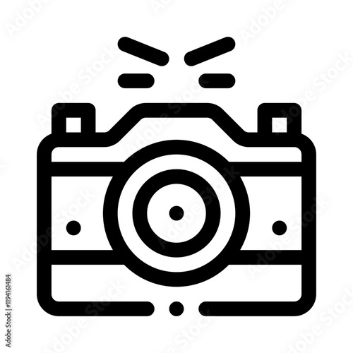 Camera line icon