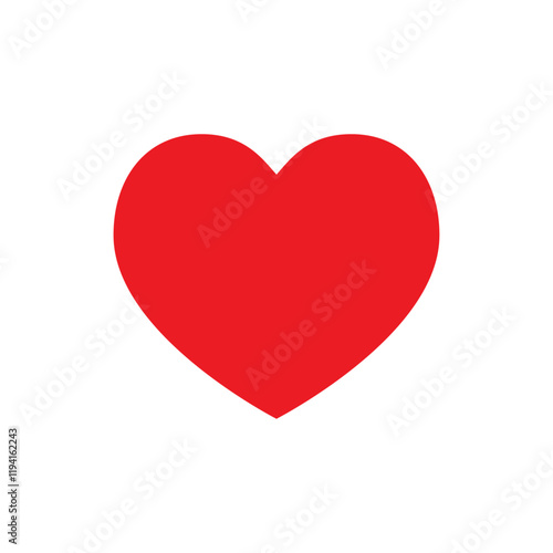 Free Download Heart icon in red color for love and care - GFXLoad