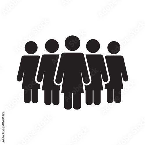 group of women icon 
