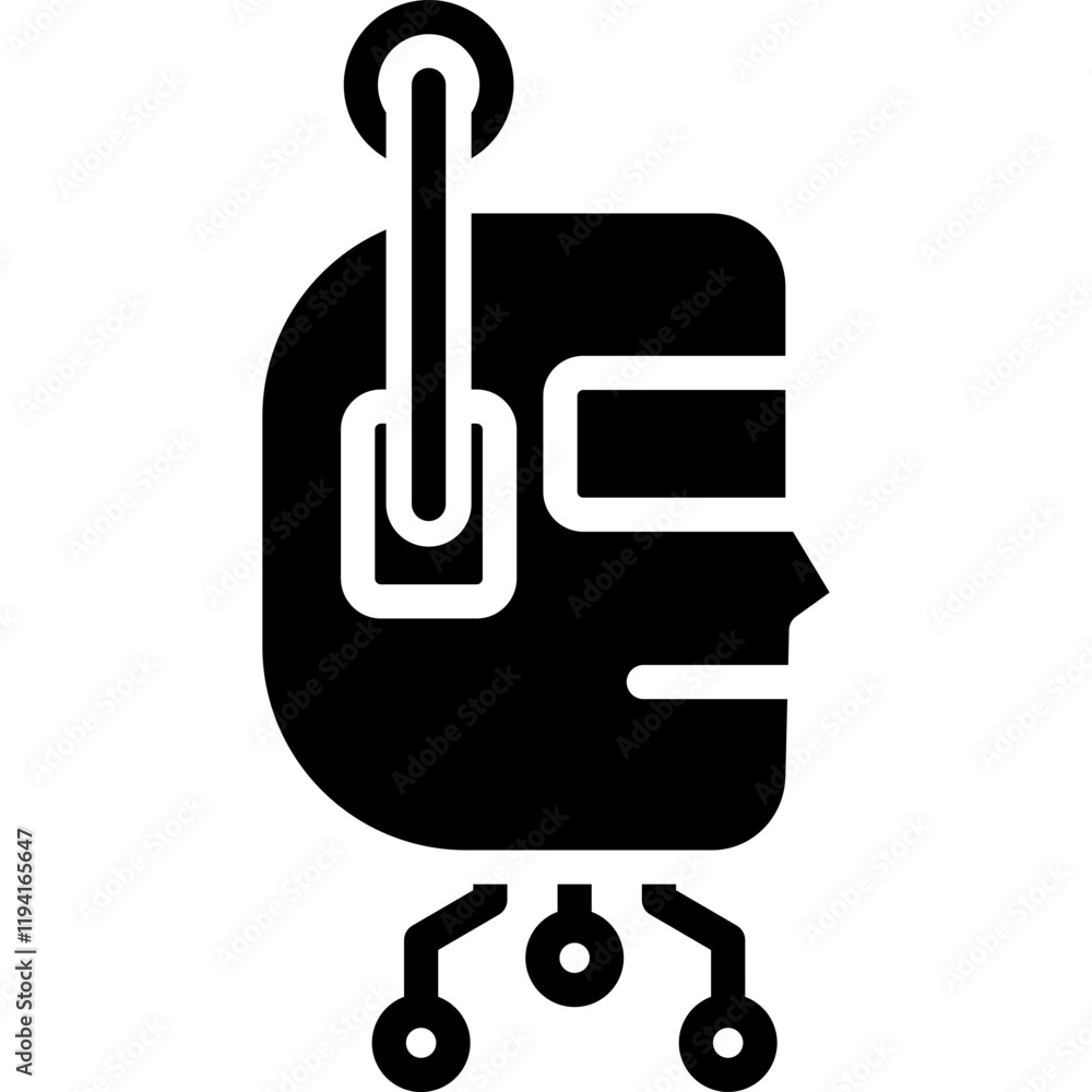 Robotics glyph icon Robotics glyph icon