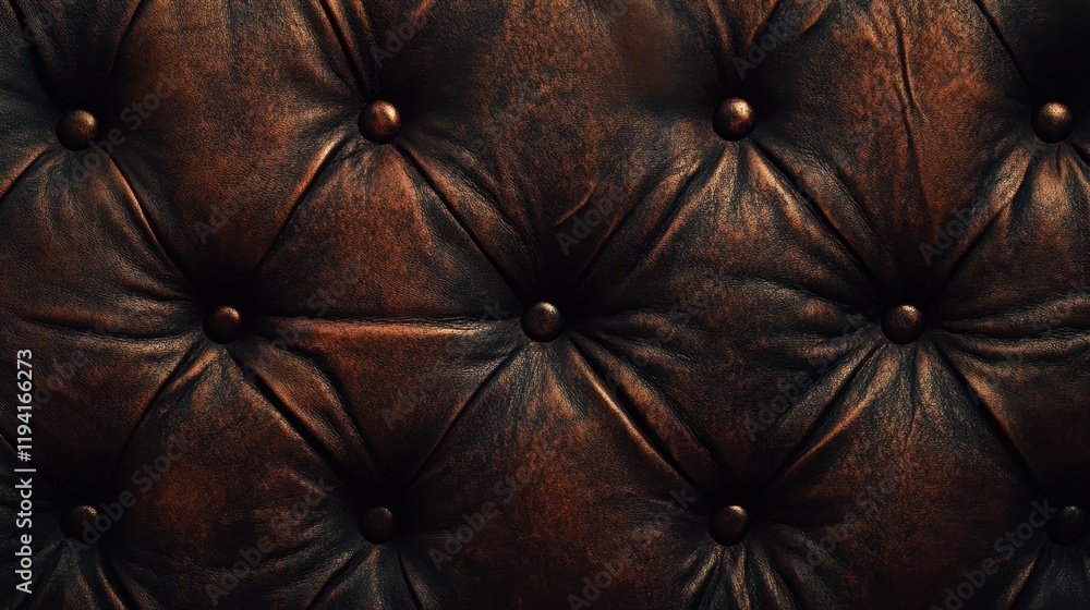 Naklejka premium Elegantly Worn: Dark Rustic Leather Texture for Sophisticated Background Banner