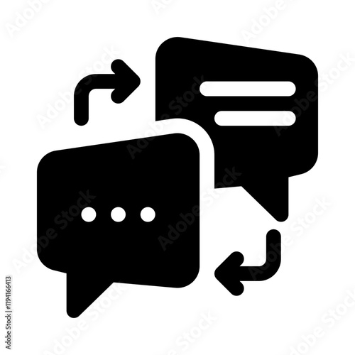 Comment glyph icon