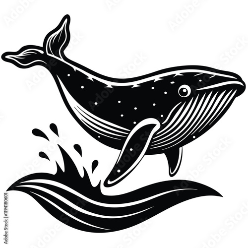 whale breaching the surface