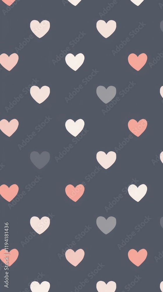 Heart pattern backgrounds repetition. Heart pattern backgrounds repetition.