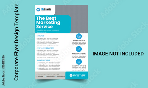 Minimalist Corporate Flyer Design Template