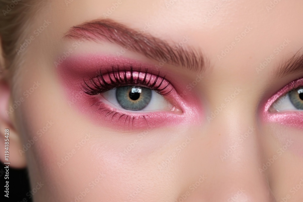 Obraz premium Eyeshadow cosmetics adult skin.