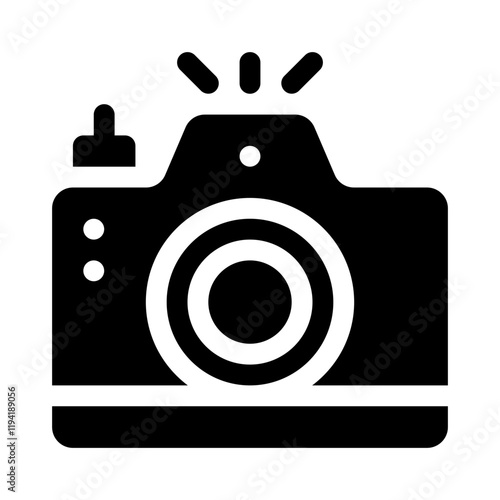 Camera glyph icon