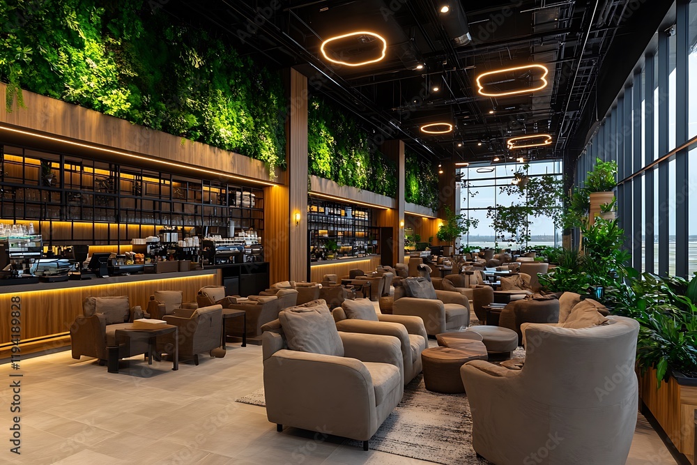 Modern Airport Lounge with Exquisite Design Modern Airport Lounge with Exquisite Design