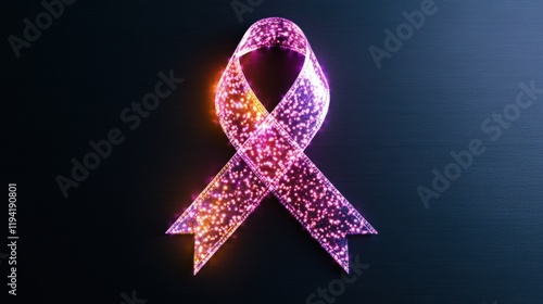 Wallpaper Mural Vibrant Pink Ribbon Awareness Symbol for Breast Cancer Support and Charity Promotion Torontodigital.ca