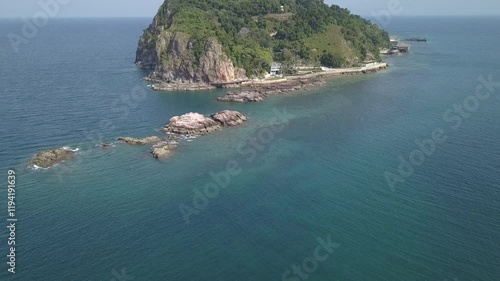 Aerial view of Rawa Island, Johor photo