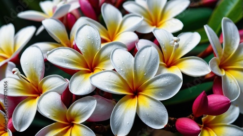 frangipani plumeria flowers
