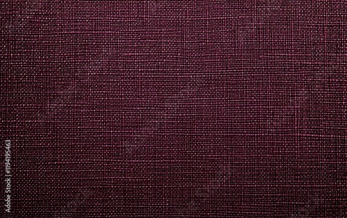 Dark Burgundy Textured Fabric Background, Woven Close-Up, Rich Deep Reddish Brown Textile Pattern,
