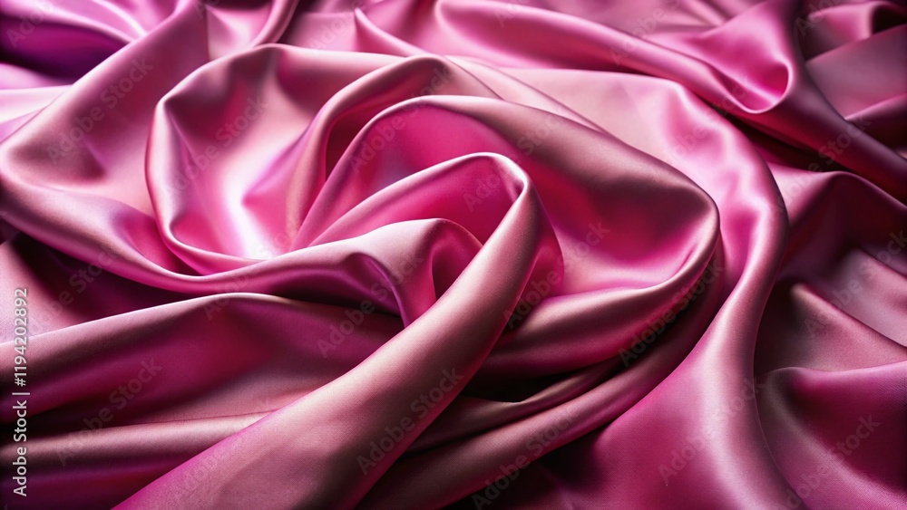 Elegant Pink Silk Fabric Drape - Luxurious Fashion Texture Elegant Pink Silk Fabric Drape - Luxurious Fashion Texture