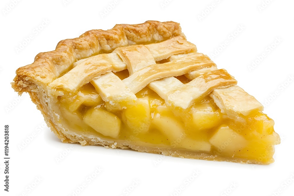 Scrumptious Apple Pie Slice - A Golden Treat Scrumptious Apple Pie Slice - A Golden Treat
