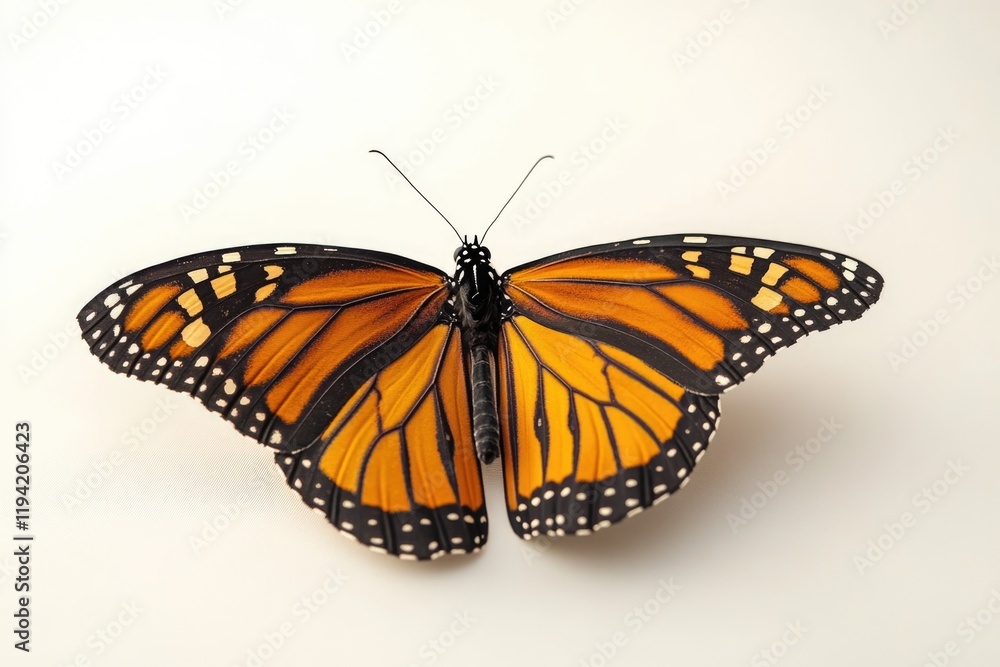 Fototapeta premium Butterfly on Table