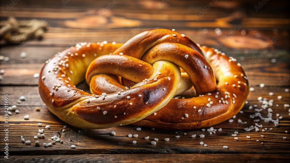 Gourmet Pretzel Knots: Artisan Baked Goods, Close-up Food Photography Gourmet Pretzel Knots: Artisan Baked Goods, Close-up Food Photography