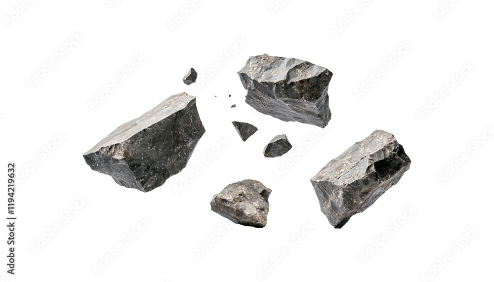 few broken rocks flying in the air png few broken rocks flying in the air png