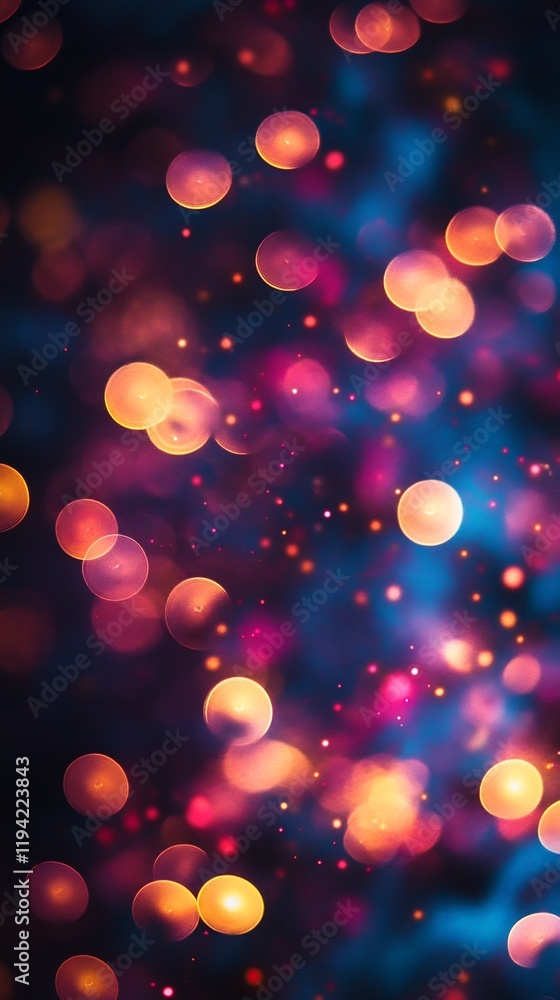 Vibrant glowing orbs softly illuminate dark background. AI Generated Vibrant glowing orbs softly illuminate dark background. AI Generated