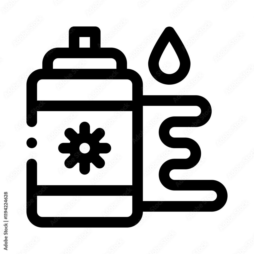 Tanning Lotion Bottle line icon Tanning Lotion Bottle line icon