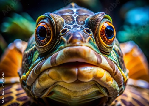 Megalechis thoracata Fish Portrait: Detailed Close-up of a Thoracic Armored Catfish photo