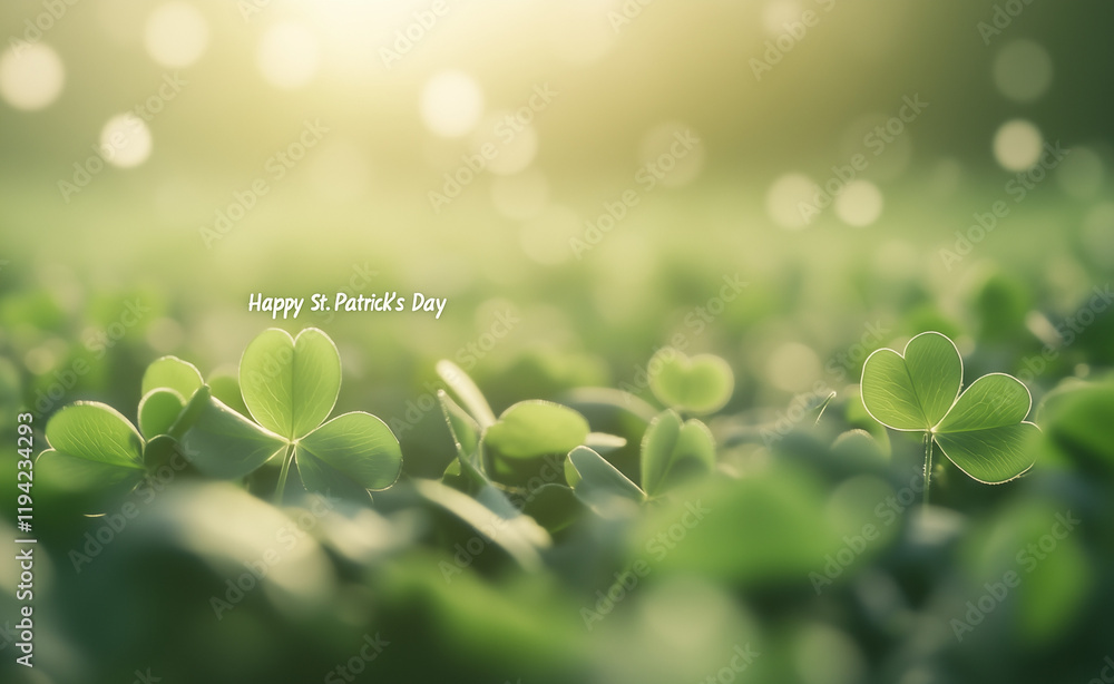 green grass with bokeh, st patrick day background green grass with bokeh, st patrick day background