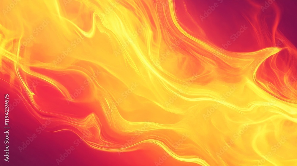 Obraz premium A bold fire gradient background.featuring intense reds, oranges, and yellows.emphasizing energy and passion.Ideal for action-packed events, sports promotions, and dynamic presentations