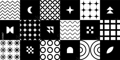 simple abstract geometry patterns for backgrounds