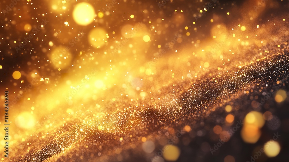 Naklejka premium Colorful Bokeh Glitter Background for Celebration or Banner
