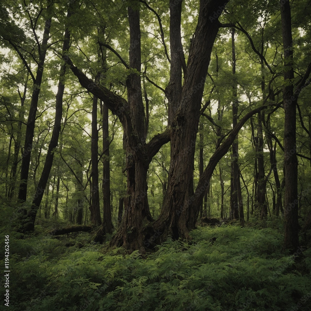 Obraz premium What lessons can we learn from the resilience of trees?