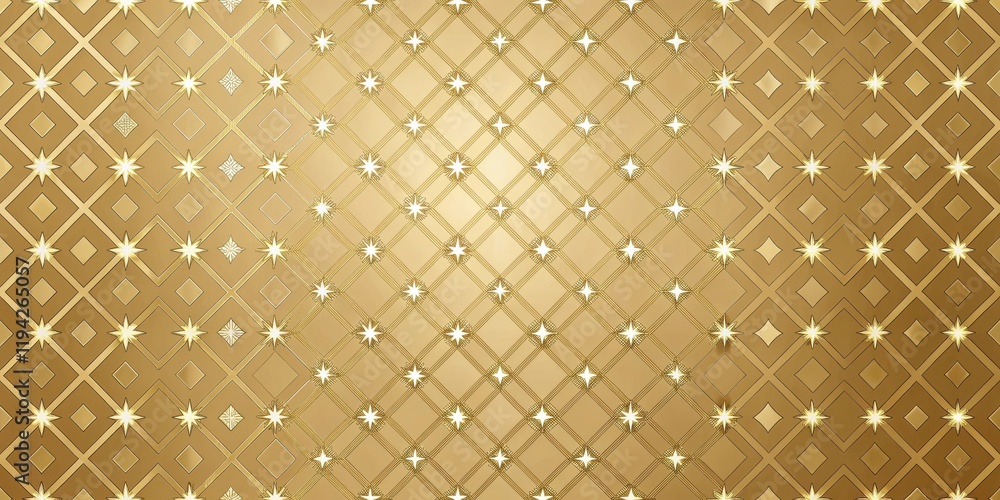 Golden Geometric Starburst Pattern Elegant Diamond and Zigzag Design for Luxury Backgrounds Golden Geometric Starburst Pattern Elegant Diamond and Zigzag Design for Luxury Backgrounds