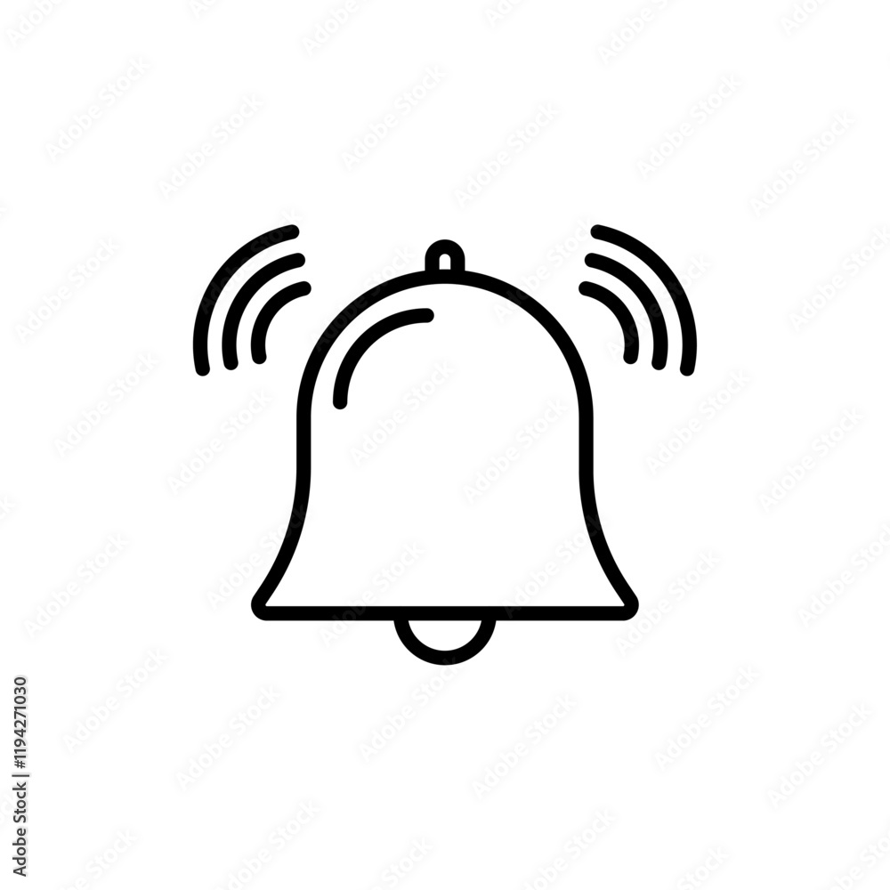 Bell icon Art design illustration Bell icon Art design illustration