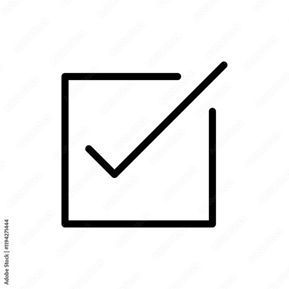 Check mark icon Art design illustration Check mark icon Art design illustration