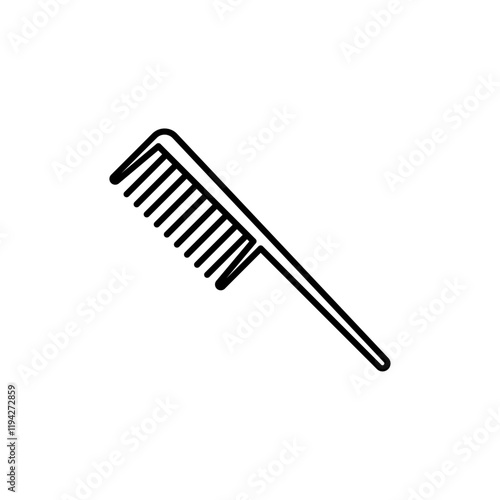 Hair brush icon Art design illustration