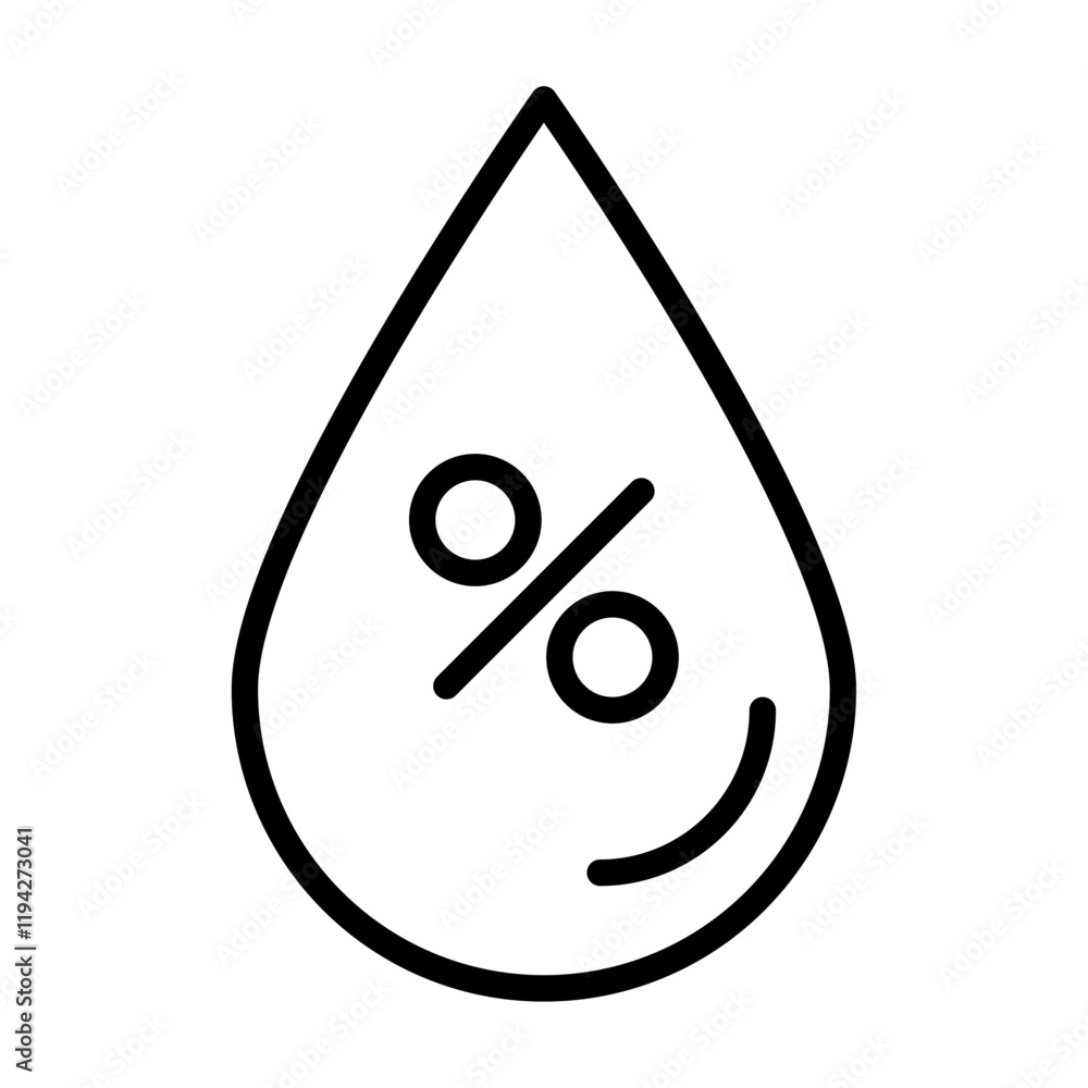 Humidity icon Art design illustration Humidity icon Art design illustration