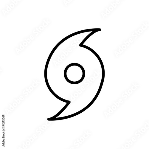 Hurricane icon Art design illustration
