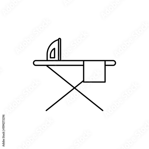Ironing board icon Art design illustration