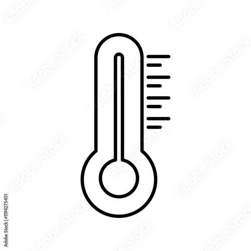 Temperature icon Art design illustration