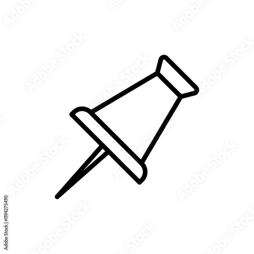 Thumbtack icon Art design illustration