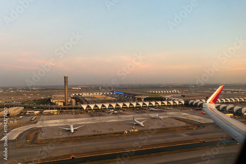 Photography Bangkok, Thailand - Dec 23rd 2024: the Bangkok thailand international airport