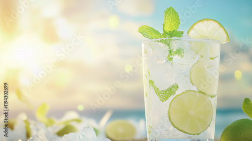 Mojito Sunset: A refreshing...