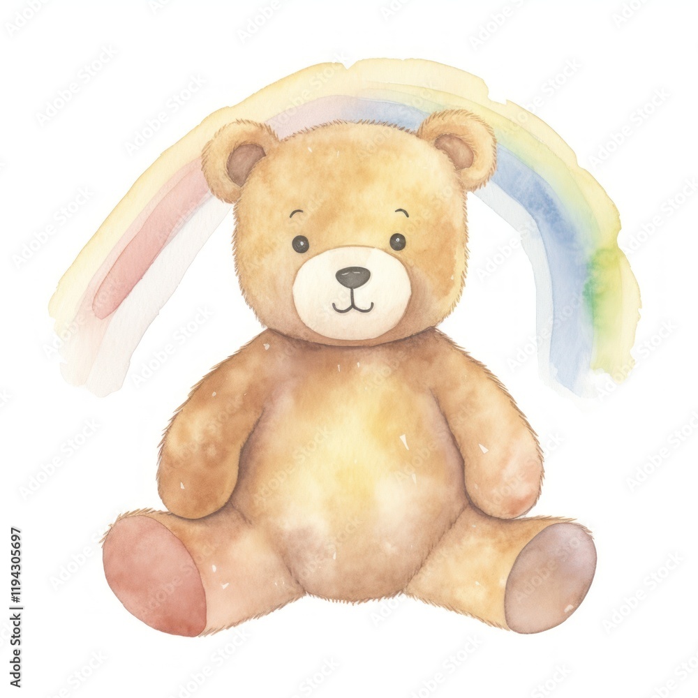 Fototapeta premium Teddy bear plush cute toy.