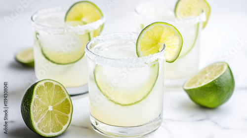 Refreshing Lime Margaritas:...